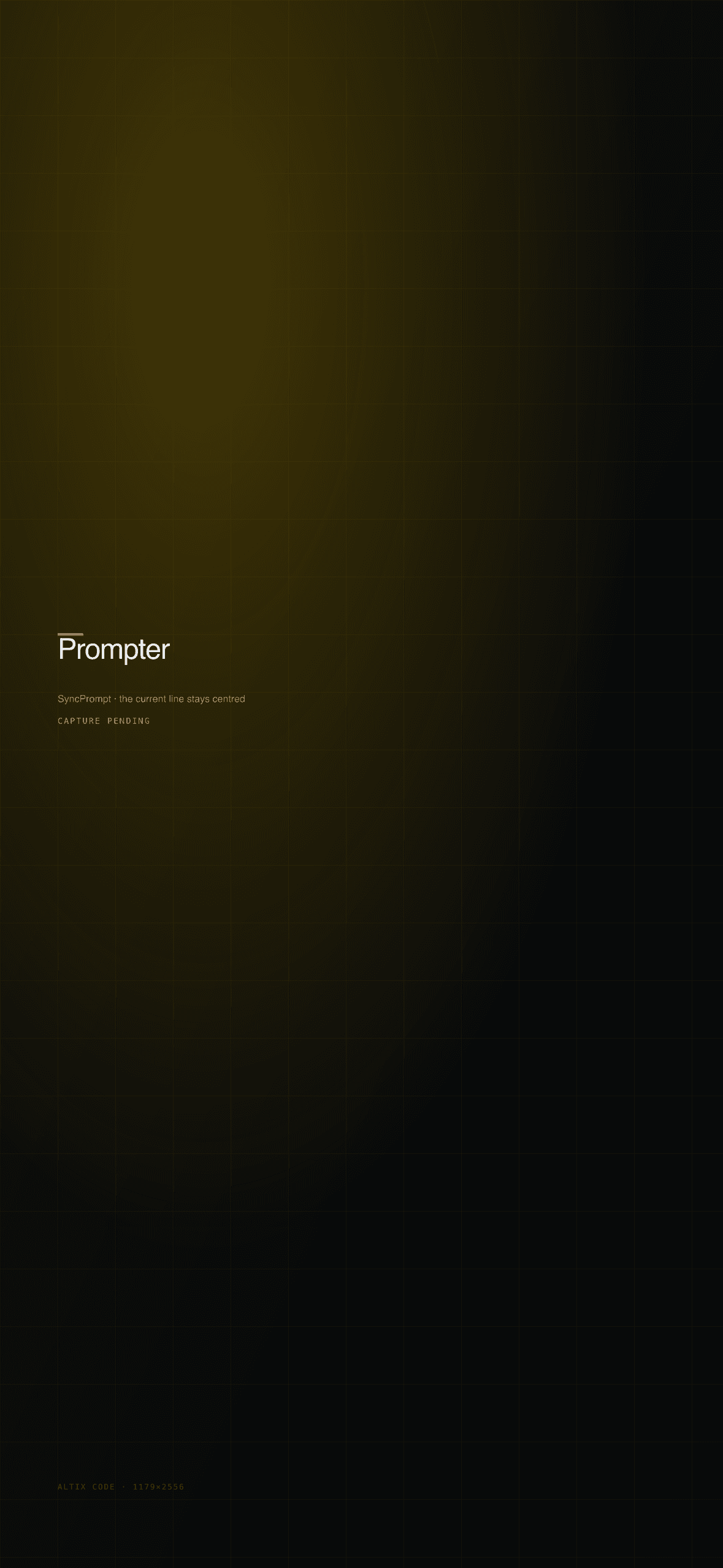 SyncPrompt prompter view